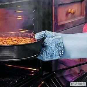 Magic silicone cleaning gloves